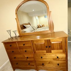 Tradewins 8-Drawer Dresser Cabinet With Mirror