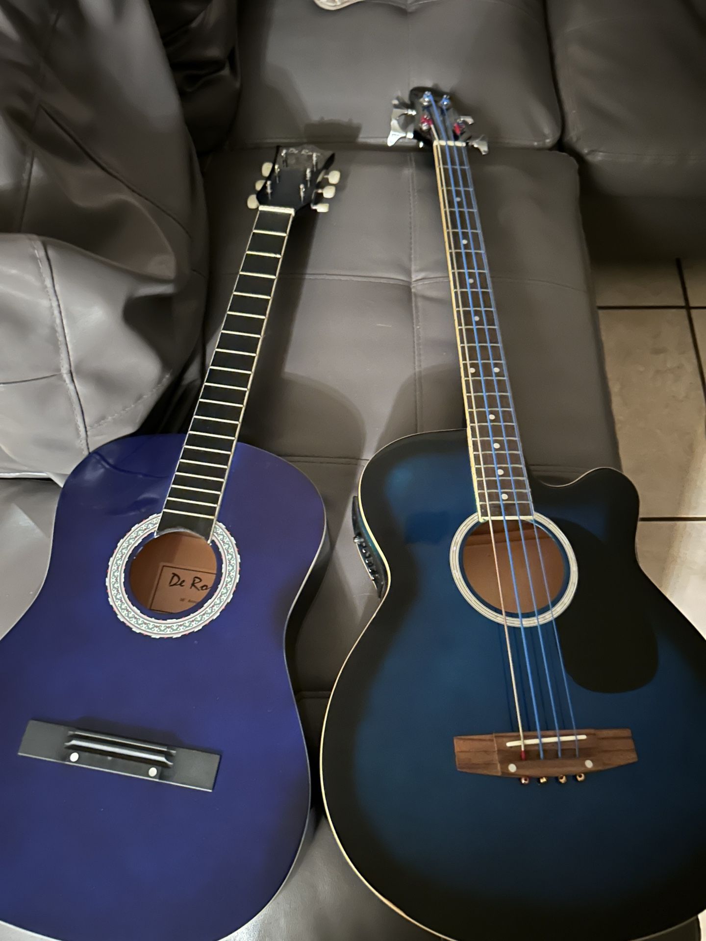 4 String Bass And Guitar Included