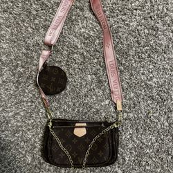 Pink Louis Vuitton Crossbody Bag
