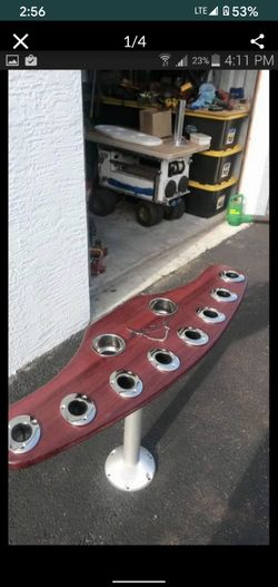 8 rod holder rocket launcher 2 cup holders