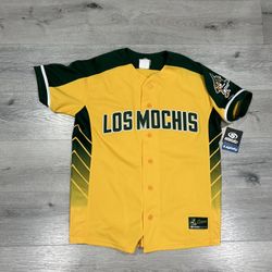 Cañeros De Los Mochis Baseball Jersey Mens Medium Yellow Green El Siglo Mexico