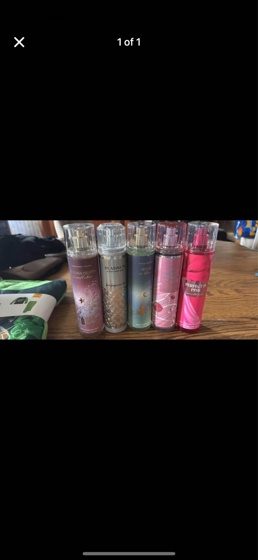 New Bath And Body Works Sprays