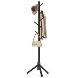Adjustable Height Black Coat Stand with 3 Prong Legs Retail $13.50