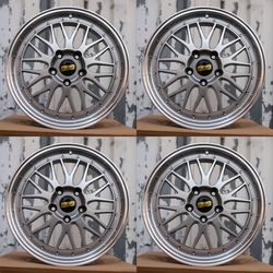 19x8.5 BBS Style Silver Wheels 5x114.3 ET38 CB73.1