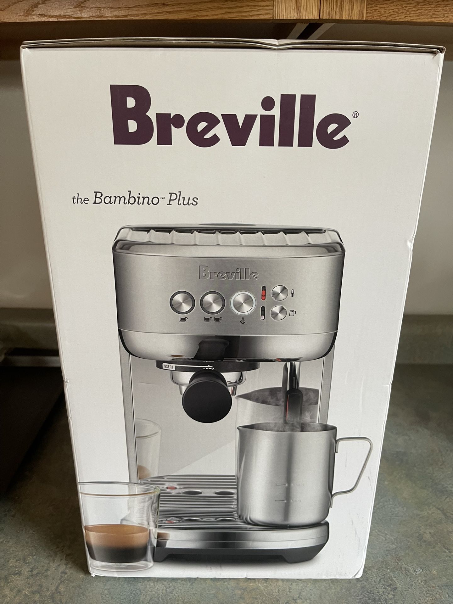 🚨 Sealed Breville Bambino Plus! $450 Cash—Skip the Wait!