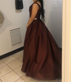 Wine Color Prom Dress