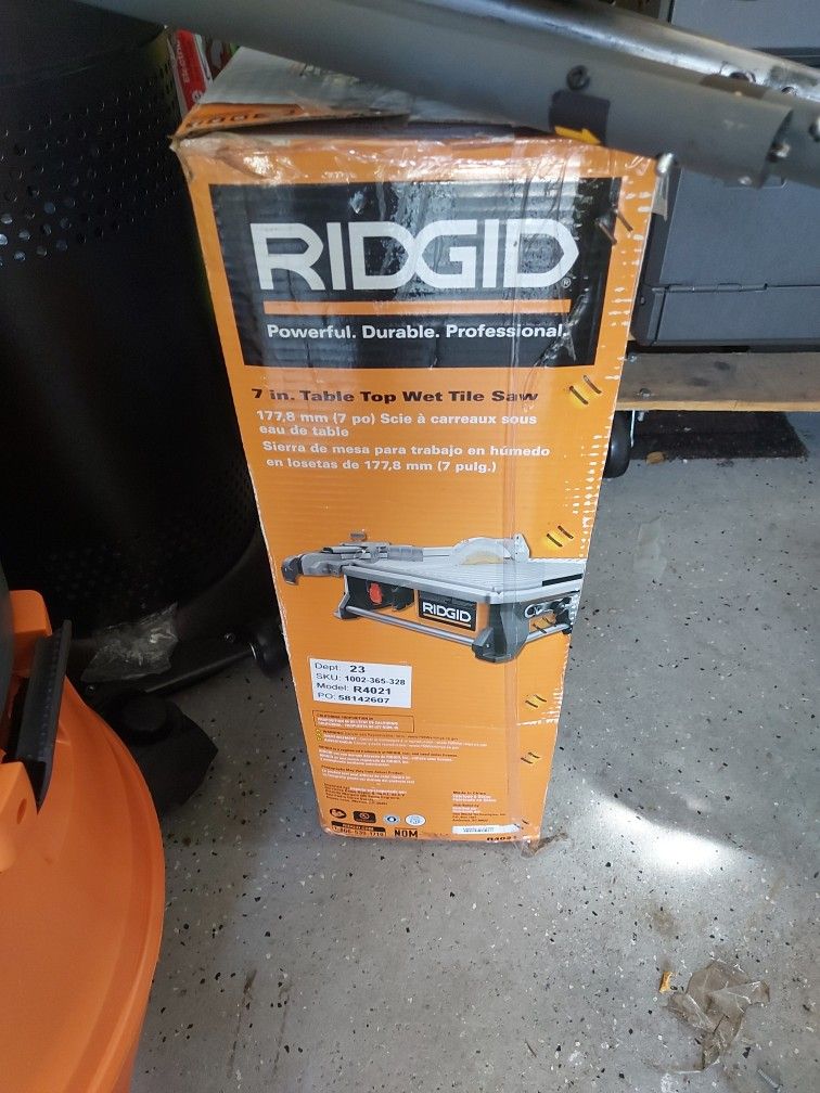 Wet Tile Saw