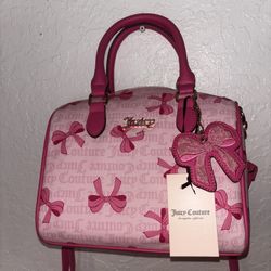 Juicy Couture Pink Bow Satchel