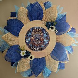 Police Wreath 