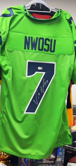 Nwosu #7 Signed Seattle Seahawks Jersey