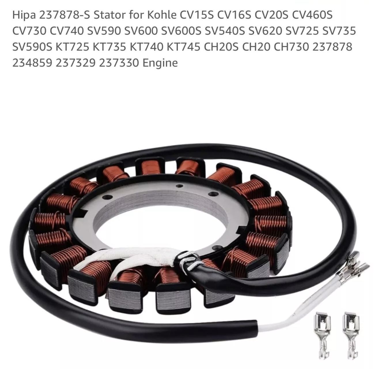 Alternator Stator Coil Fits John Deere STX30 STX38 STX46 Lawn Tractor