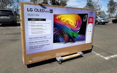 77C6H 77” Lg smart 4k oled hdr tv