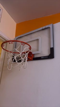 Over the door basketball hoop indoor