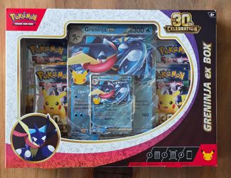 Pokémon TCG Greninja ex Box 30th Celebration