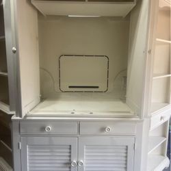 three-Piece Tv Armoire/Cabinet And Coffee Table