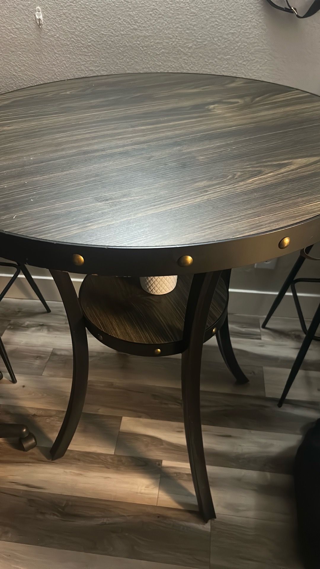 High Top Wood Style Table