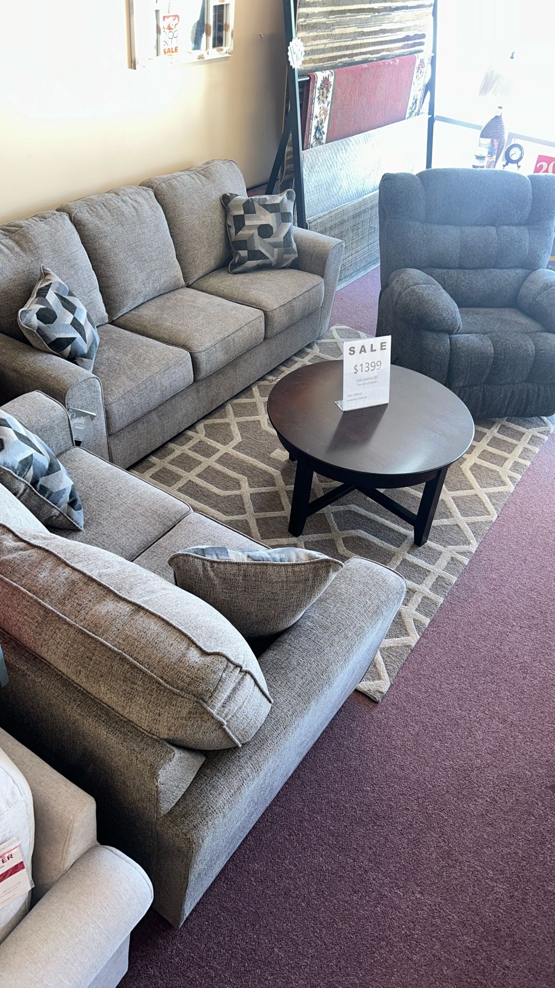 🇺🇸HUGE Ashley Furniture Blowout Sale!🇺🇸 Brand New Sofa Loveseat Set W/ Designer Accent Pillows Included!