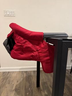 Portable Clip-On High Chair – Red – Includes Storage Bag