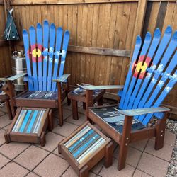 Custom made Ski chair set