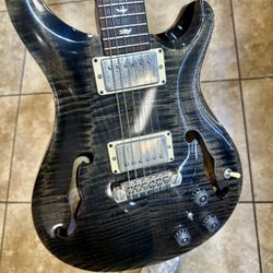 2015 Paul Reed Smith Hollowbody II with Piezo Electric Guitar (Charcoal Smokeburst)