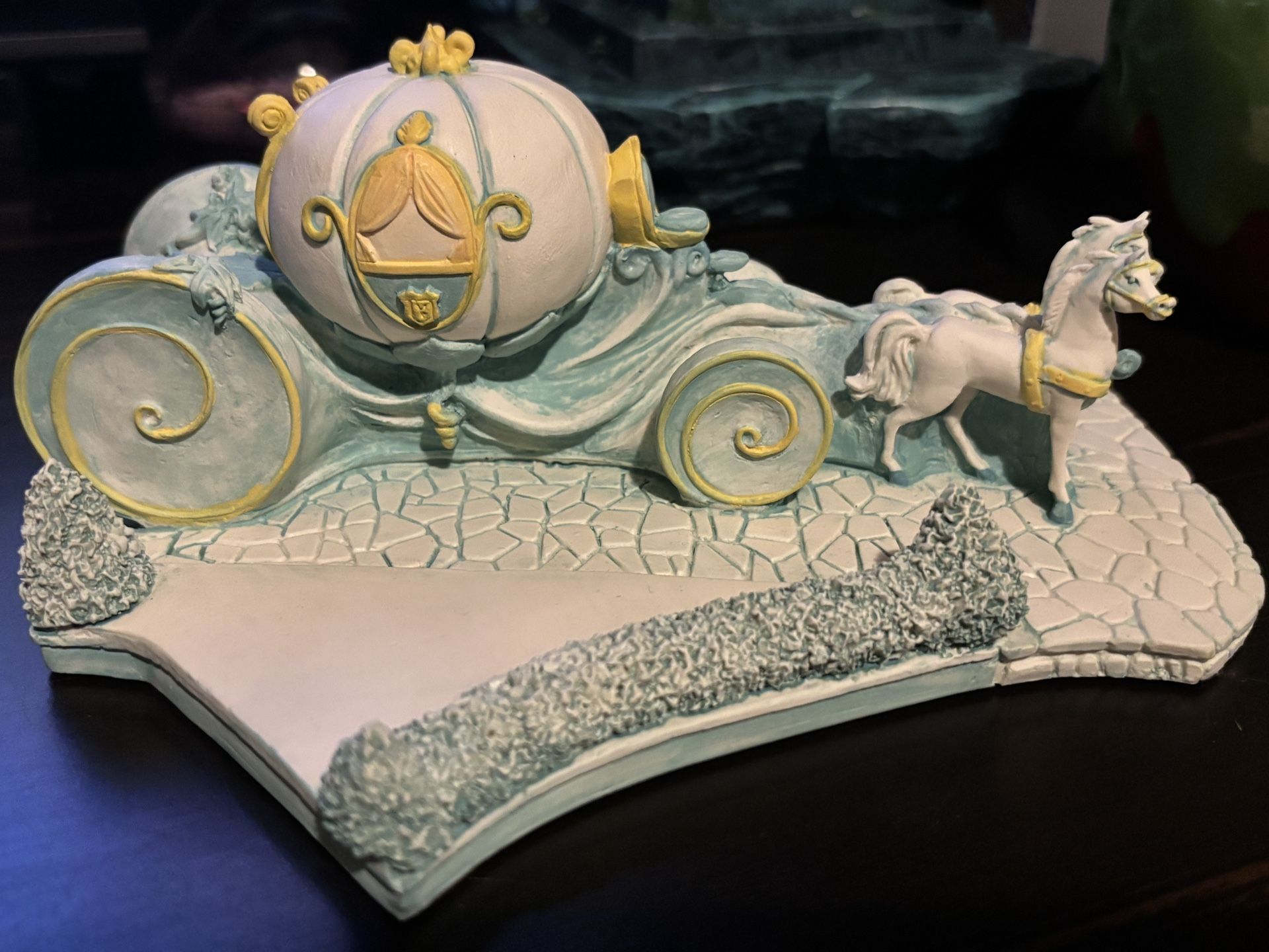 Disney Cinderella, Pumpkin Coach Carriage Goebel Display Base