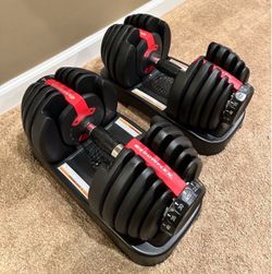 Bowflex SelectTech 552 Adjustable Dumbbells Pair (Like New)