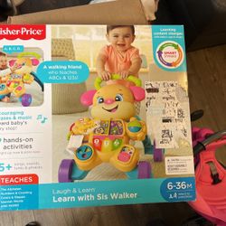 Fisher-Price Laugh & Learn Smart Stages Learn with Puppy Walker Baby &  Toddler Toy