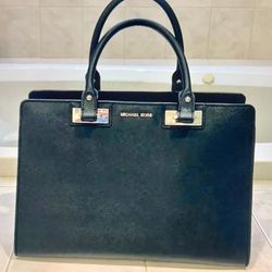 Micheal Kors Bag Large Hamilton Silver