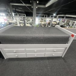 Twin/ Twin Trundle Bed Frame 