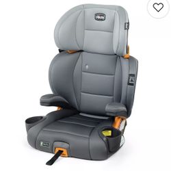 Chicco KidFit CLearTex  booster car seat.Gray
