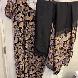 Indian Punjabi Pakistani 3 Pc Chiffon Salwar Suit