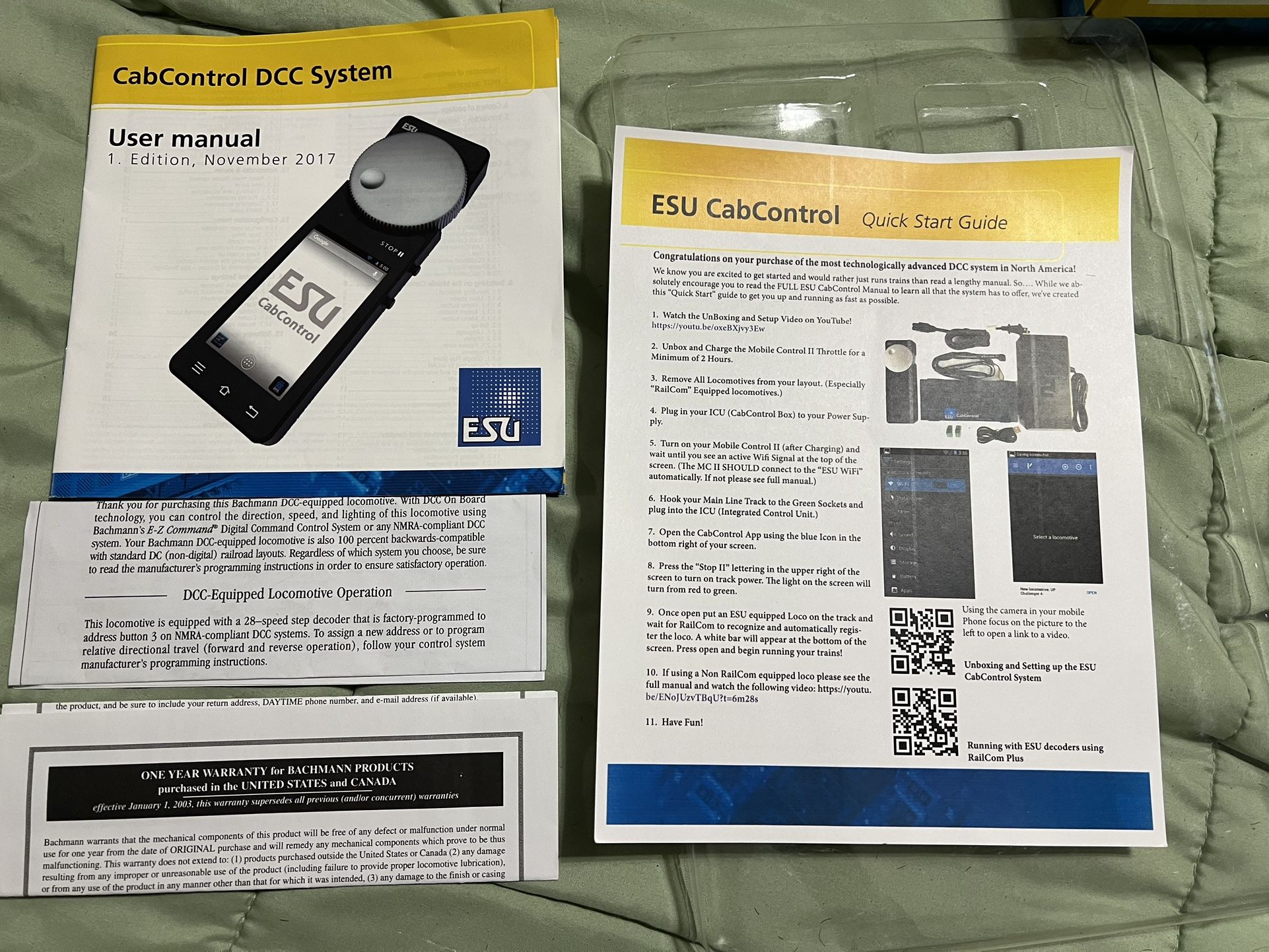 ESU Cab Control With Wireless Throttle
