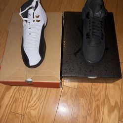 Air Jordan 12 Retro 2025 Taxi & Air Jordan 4 Retro 2025 Black Cat