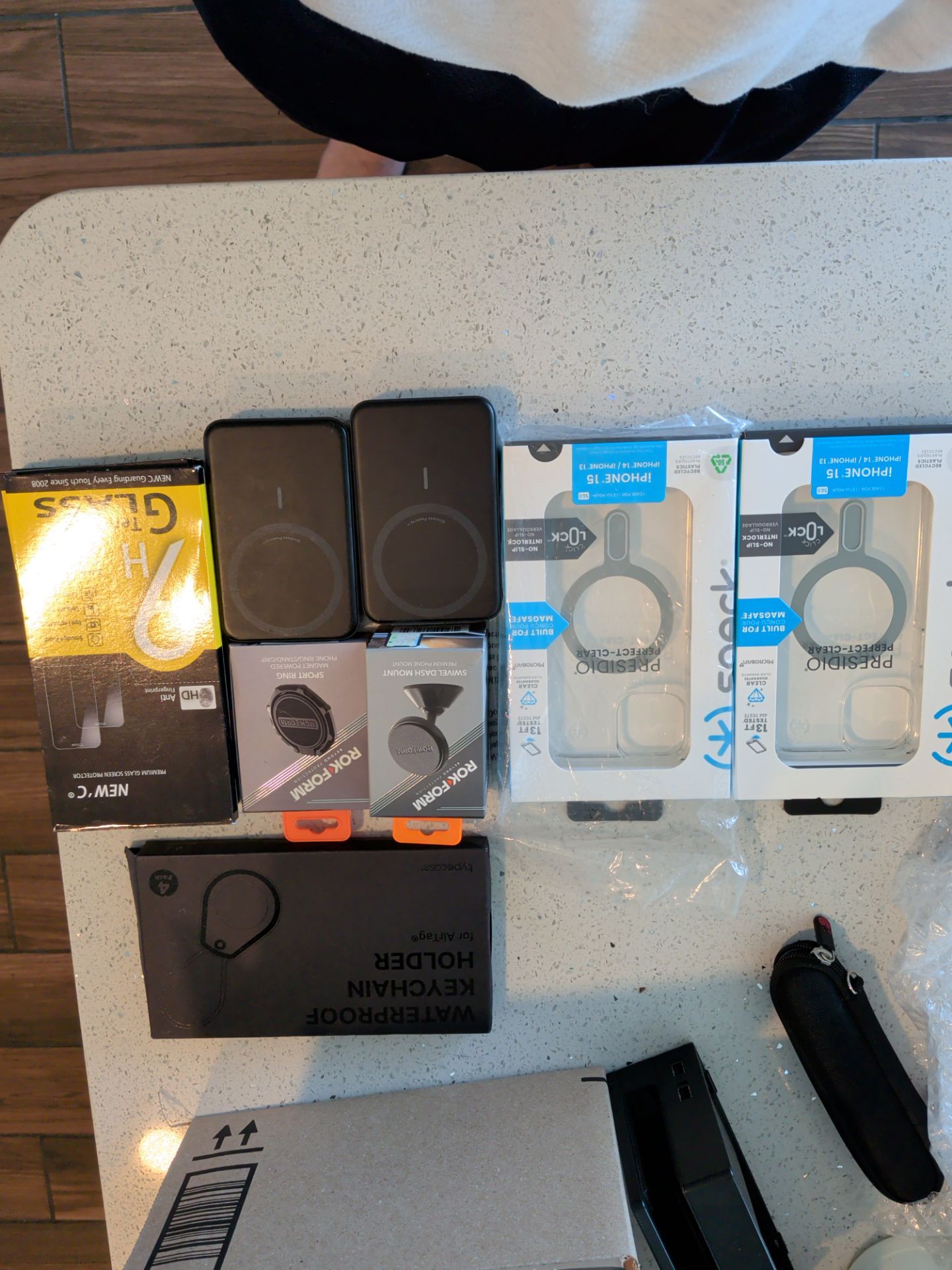 Lot of phone accessories must be gone today!