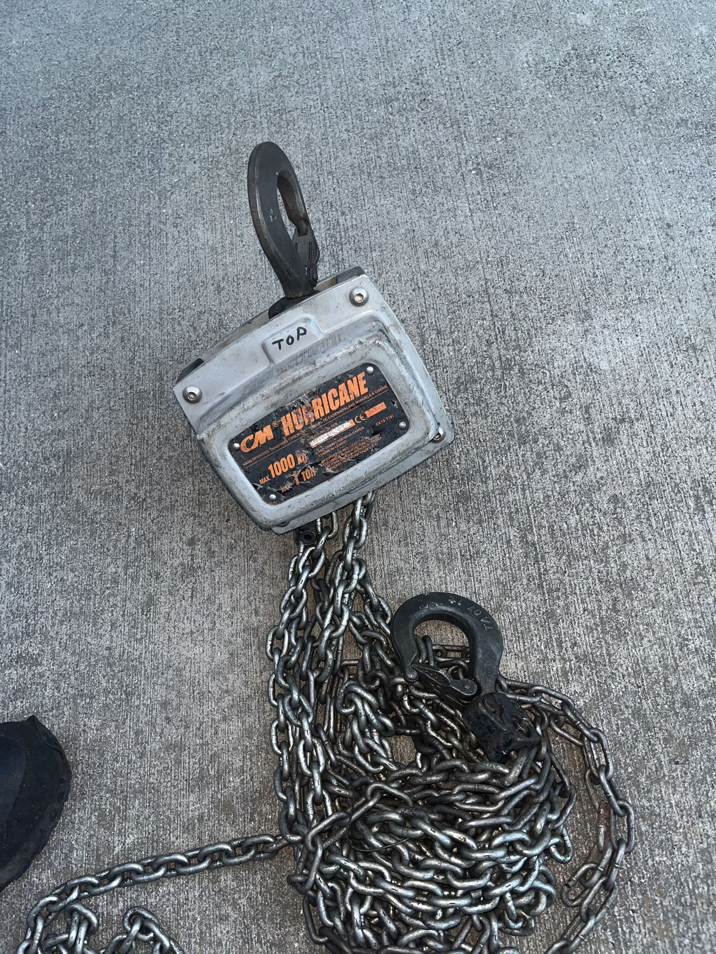 Chain Hoist Used Good Condition
