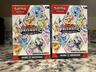 Pokemon cards prismatic evolutions booster bundle