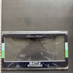 New Sounders license plate frame