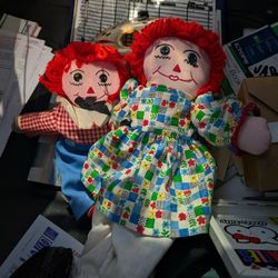  ⁉️😊Raggedy Ann & Andy (VINTAGE DOLLS)