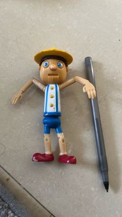 Pinocchio Poseable Action Figure Toy