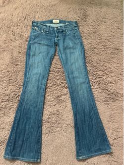 low rise flare jeans