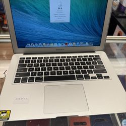 Apple MacBook Air 2013 I5 Processor 128gb 1.3 GHz 4gb Ram Laptop 