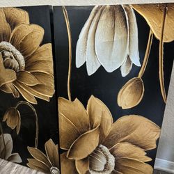 Flower Canvas Wall Art 