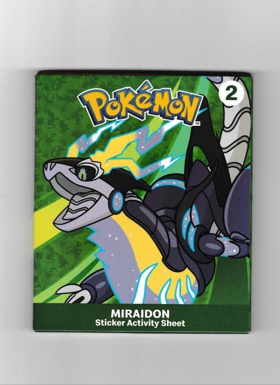 MIRAIDON POSTER CARDS STICKERS | DRAGON DISCOVERY #2 | MCDONALDS POKÉMON 2025