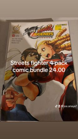 Streets fighter 4 pack comic bundle