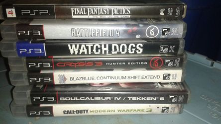 Ps3 and one psp game