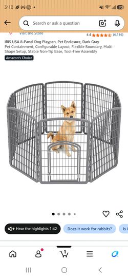 8-Panel Pet Pen