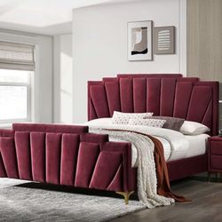 Queen Bed Frame With Mattress