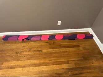 Gymnastics Tumbling Wedge / Incline Mat – Pink & Purple Pattern