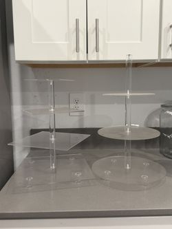 Acrylic Display Stands / Risers Set (2 Pieces)