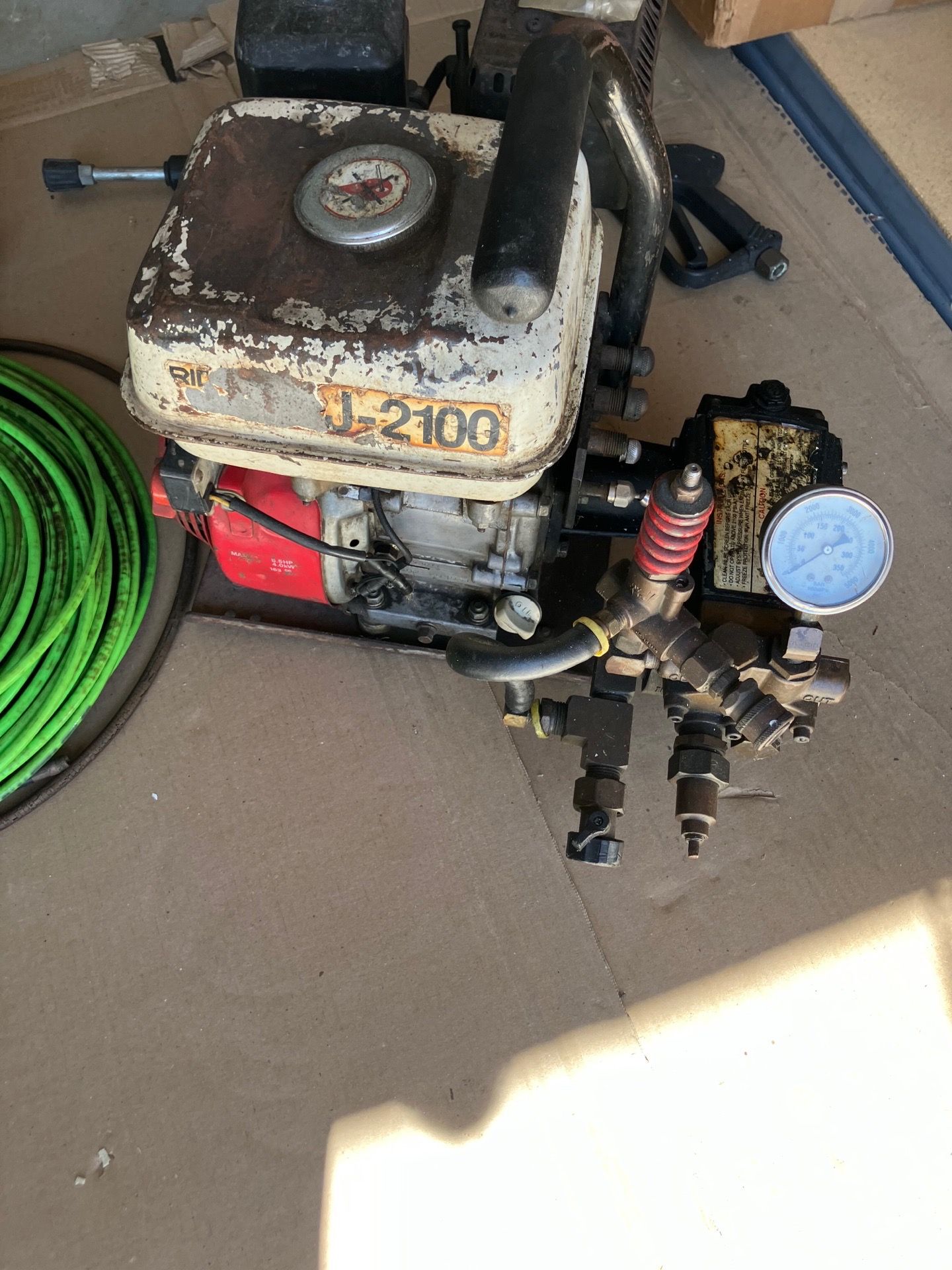 Ridgid kj 2100 sewer jetter